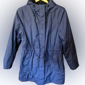 L.L. Bean Women's Blue Winter Warm Hooded Jacket Size Large
